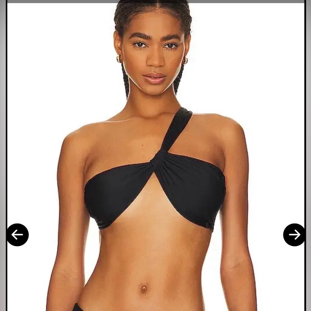 NWT Mikoh Razo One Shoulder Bikini Top